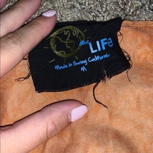 Blue Life Tops - Blue Life Cali Cami Orange Blue Life Tops - Blue Life Cali Cami Orange